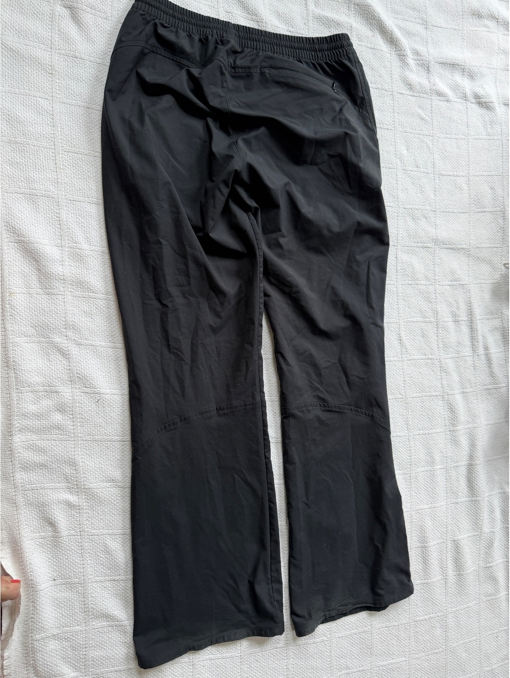 Under Armour Black Athletic Pants with 1/4 zip legs